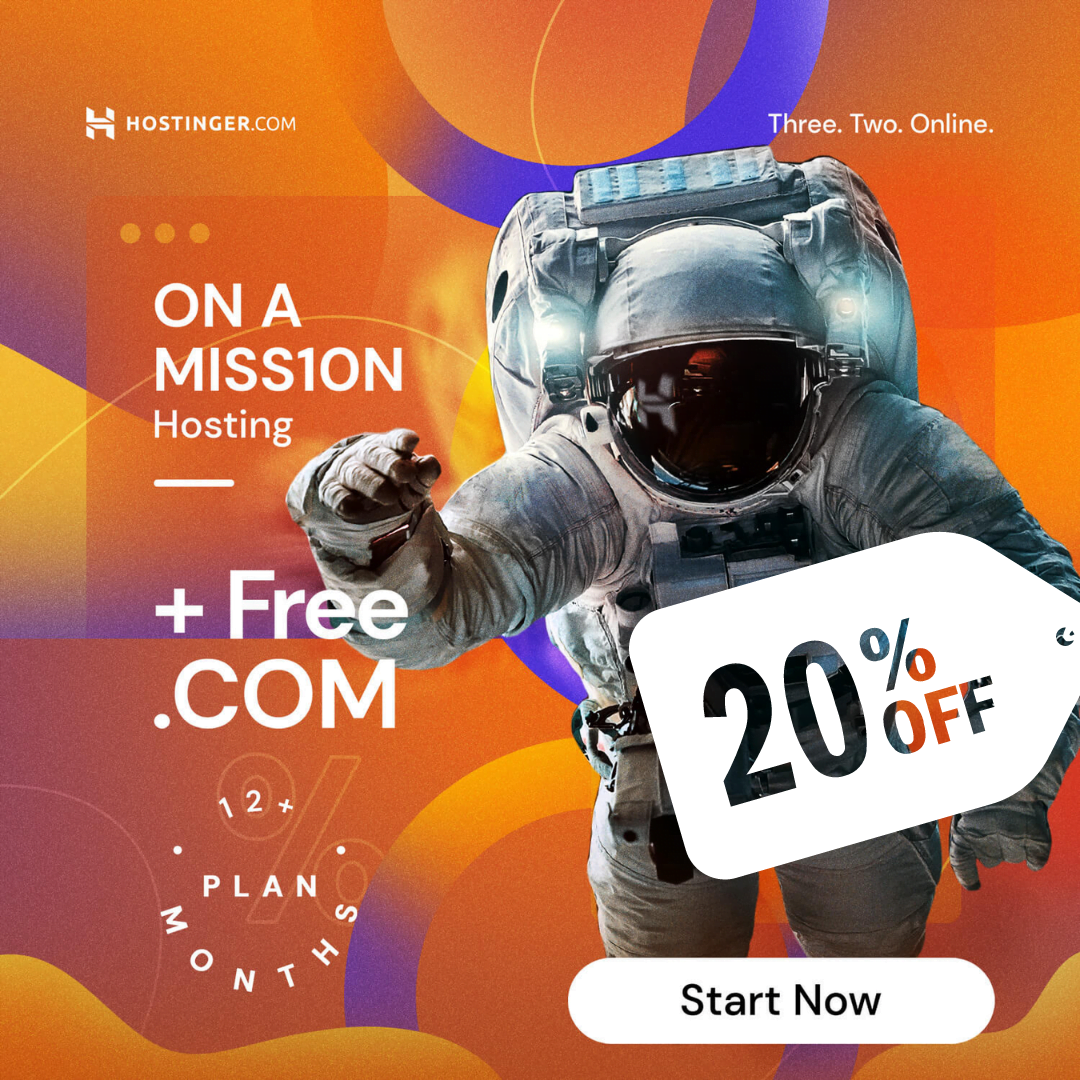 An astronaut in space